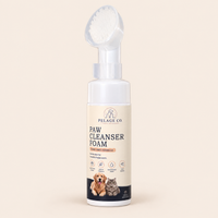 Pelage Co. Paw Cleanser Foam bottle with built-in brush head